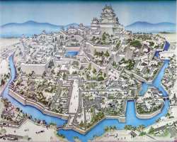 It is the best model of initial Japanese castle architecture and even survived in the bombings of WW2. There are 83 rooms and the infrastructure made 